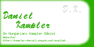 daniel kampler business card